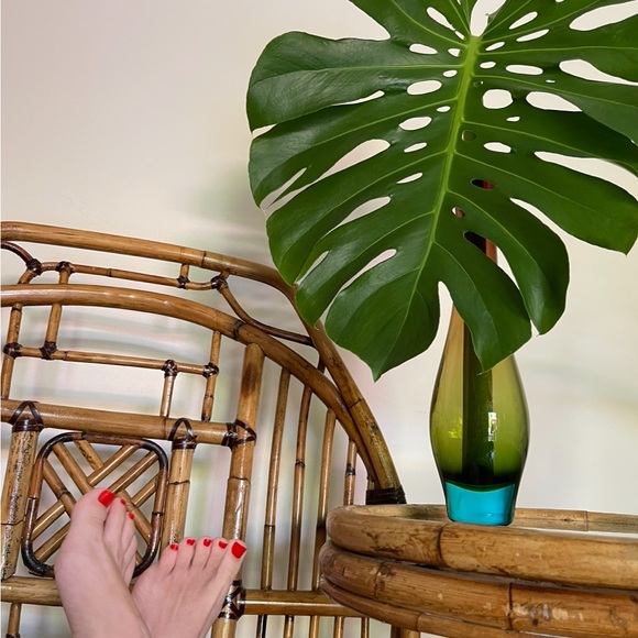 Multi-Colored MCM Art Glass Vase Extraordinary Vivid Spectrum of Colors … - Picture 8 of 10